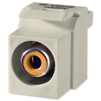 On-Q/Legrand RCA Keystone Snap-In Connector
